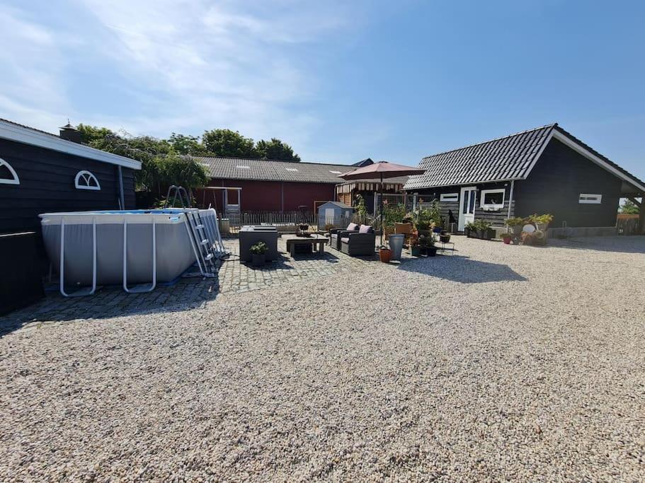Wellness Chalet Met Jacuzzi, Sauna, Omheinde Tuin, Sint-Annaland Extérieur photo