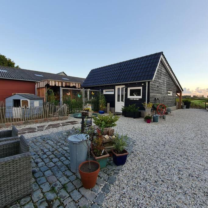Wellness Chalet Met Jacuzzi, Sauna, Omheinde Tuin, Sint-Annaland Extérieur photo