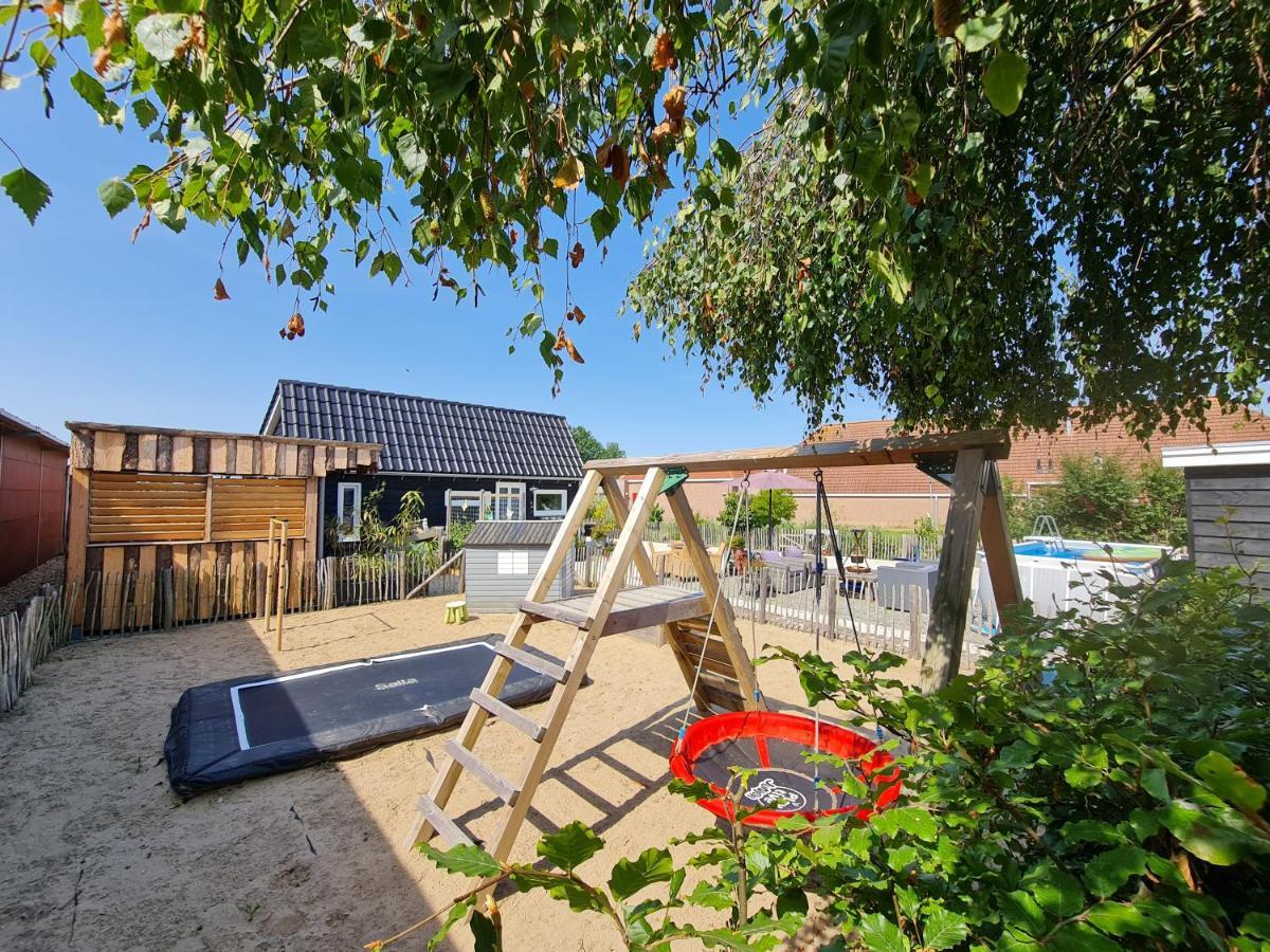 Wellness Chalet Met Jacuzzi, Sauna, Omheinde Tuin, Sint-Annaland Extérieur photo